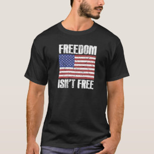 Camiseta Liberdade Não É Uma Citação Patriótica Livre Vinta
