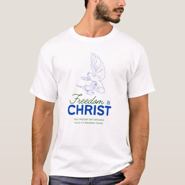 Camiseta Liberdade no Cristo (Frente)
