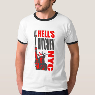 Camiseta Liberdade NYC da cozinha do inferno