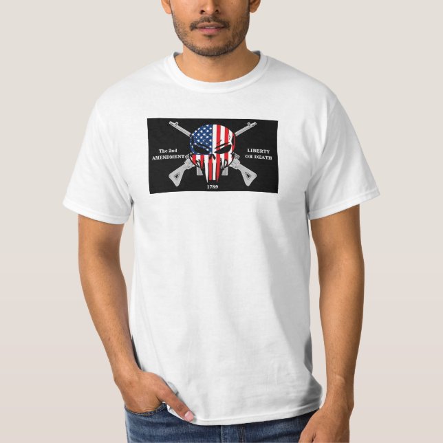 Camiseta LIBERDADE ou MORTE (Frente)