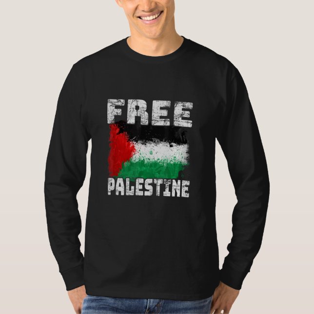 Camiseta Liberdade Palestina Liberdade Gaza Gaza Palestina  (Frente)