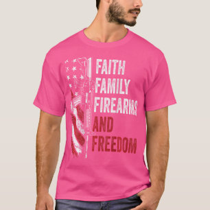 Camiseta Liberdade para armas de fogo da família Faith - Ar