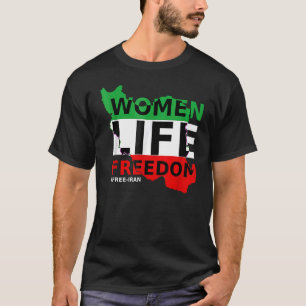 Camiseta Liberdade para as mulheres iranianas com a liberda
