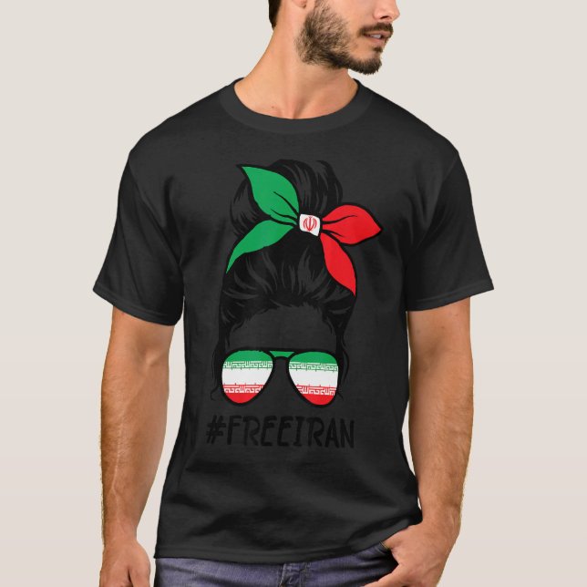 Camiseta Liberdade para as mulheres iranianas Liberdade par (Frente)