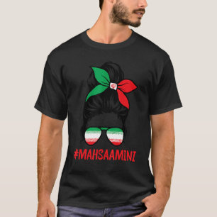 Camiseta Liberdade para as mulheres iranianas Liberdade par