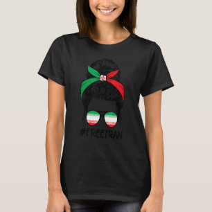 Camiseta Liberdade para as mulheres iranianas Liberdade par