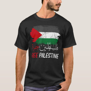 Camiseta Liberdade para Gaza Liberdade na Palestina Bandeir