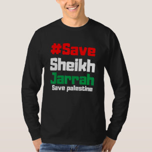Camiseta Liberdade para Gaza Palestina Sinalizador Árabe