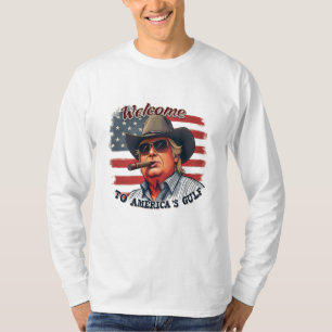 Camiseta Liberdade para o Golfo Americano de Trump