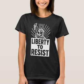 Camiseta Liberdade Para Resistir - Protesto da Estátua da L