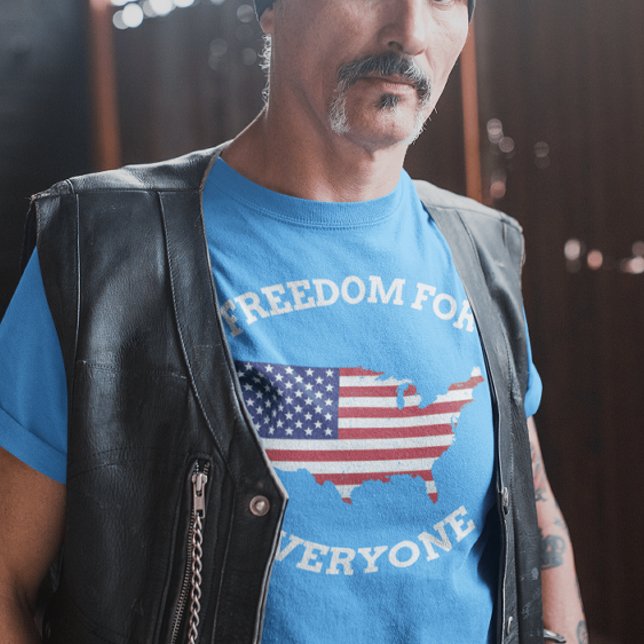 Camiseta Liberdade Para Todos (Criador carregado)