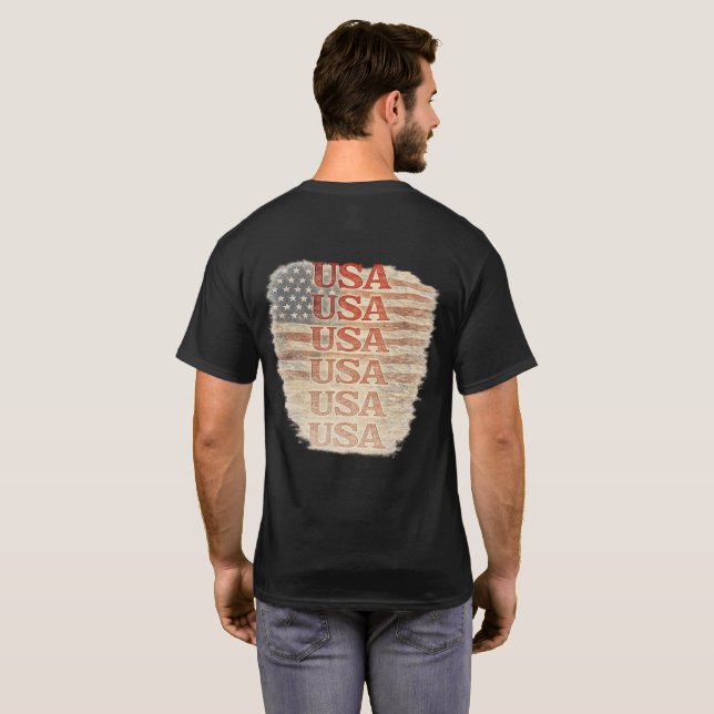 CAMISETA LIBERDADE PARA VER OS EUA (Parte Traseira Completa)