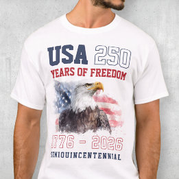 Camiseta Liberdade Patriótica 250º Aniversário da América