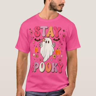 Camiseta Liberdade Permanece Spooky Bonita Halloween Ghost