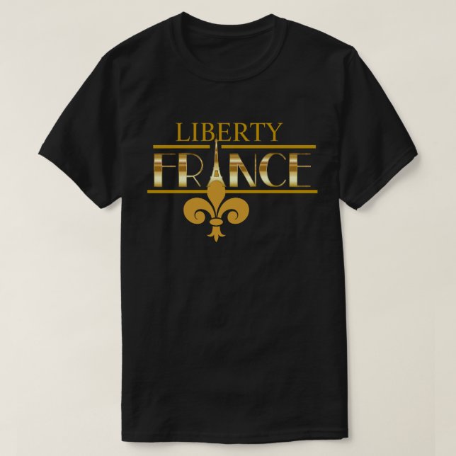 Camiseta Liberdade Personalizável França (Frente do Design)
