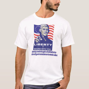 Camiseta Liberdade que começa com você