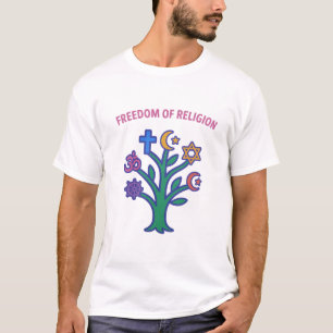 Camiseta Liberdade religiosa: Muitos ramos, uma raiz