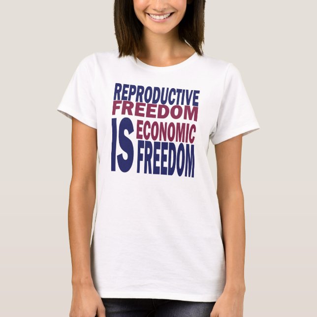 Camiseta Liberdade reprodutiva (Frente)