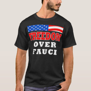 Camiseta Liberdade sobre Fauci Funny