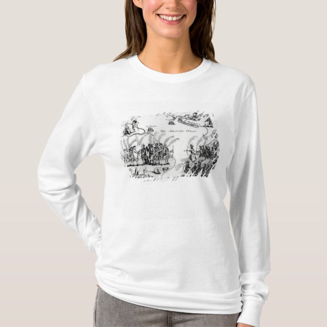 Camiseta Liberdade triunfante, ou a queda (Frente)