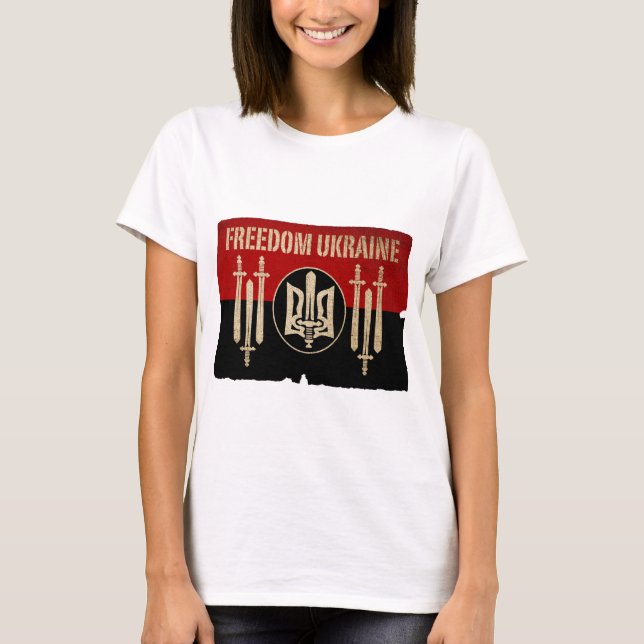 Camiseta Liberdade Ucrânia (Frente)