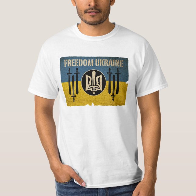Camiseta Liberdade Ucrânia (Frente)