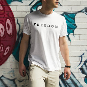 Camiseta Liberdade Um Patriota Verdadeiro (2 Lados)