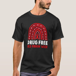 Camiseta Liberdade Vermelha Livre De Drogas Semana Sensibil