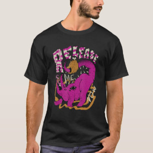 Camiseta Libere-me crocodilo assustador