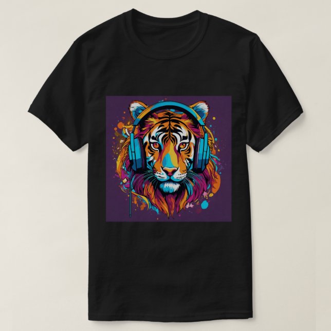 Camiseta Libere o poder: Tiger Magic T-Shirt (Frente do Design)