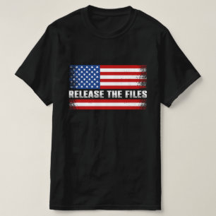 Camiseta Libere os arquivos USA American Flag Vintage