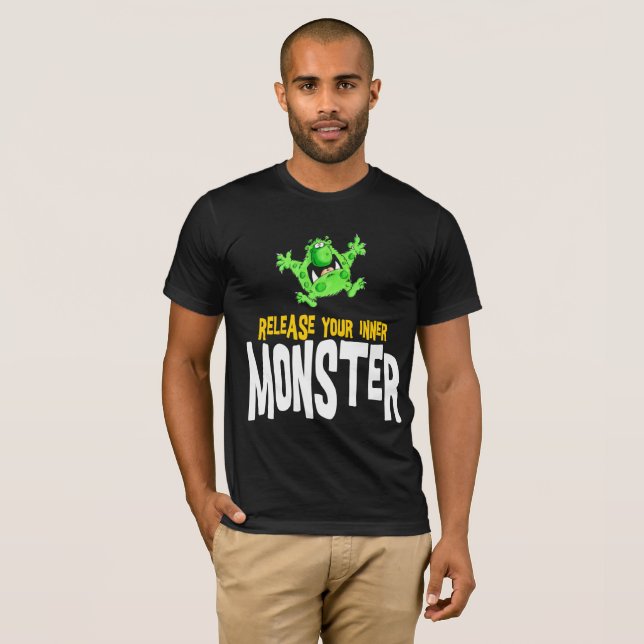 Camiseta Libere seu monstro interno (Frente Completa)