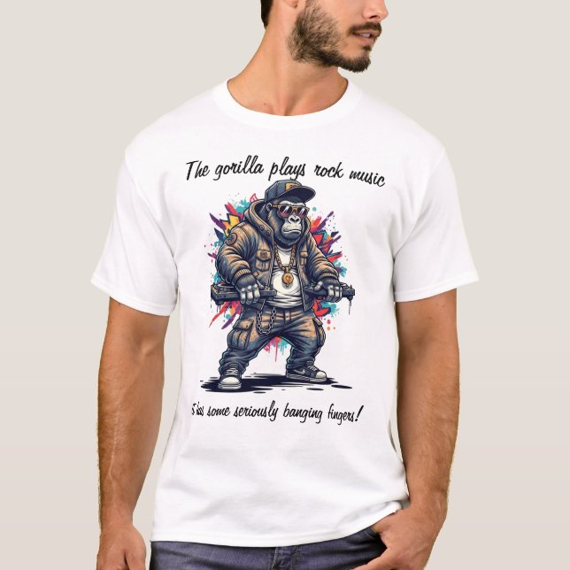Camiseta Libere seu monstro interno - personalizado para Go (Frente)