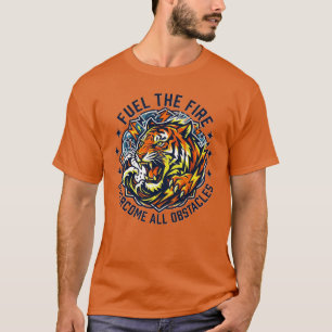Camiseta Libere Seu Potencial Motivação Tigre Combustível o