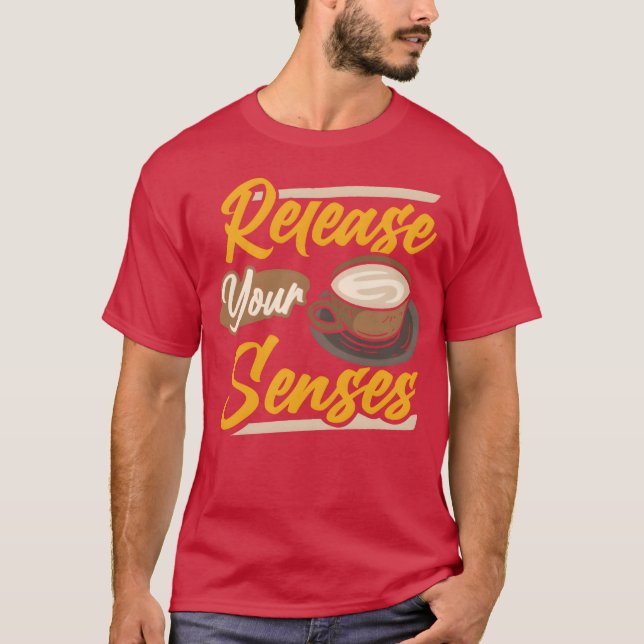 Camiseta Libere Seus Sentidos vintage (Frente)