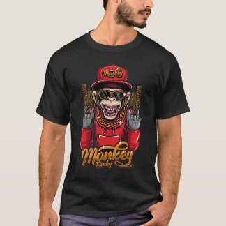 Camiseta Libere sua criatividade com Designs de macacos mal