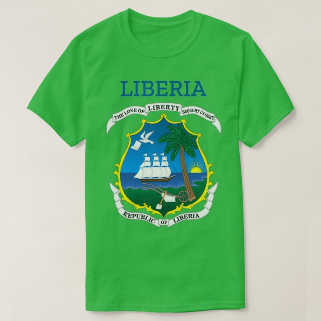 Camiseta Libéria (Frente do Design)