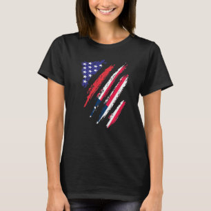 Camiseta Libéria American Grown Flag USA Patriot Heritage M