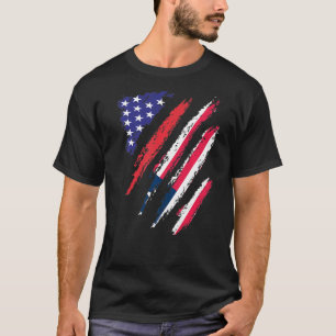 Camiseta Libéria American Grown Flag USA Patriot Heritage M