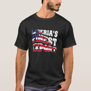 Camiseta Libéria Bandeira África