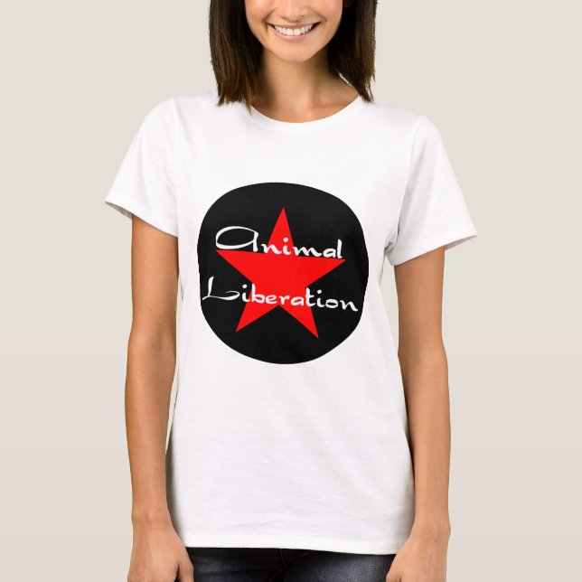 Camiseta libertação animal (Frente)