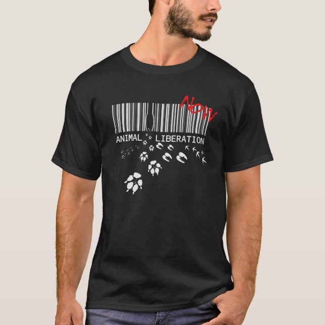 Camiseta Libertação animal AGORA (Frente)