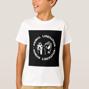 Camiseta Libertação animal do ser humano da libertação