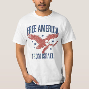Camiseta Libertar a América de Israel