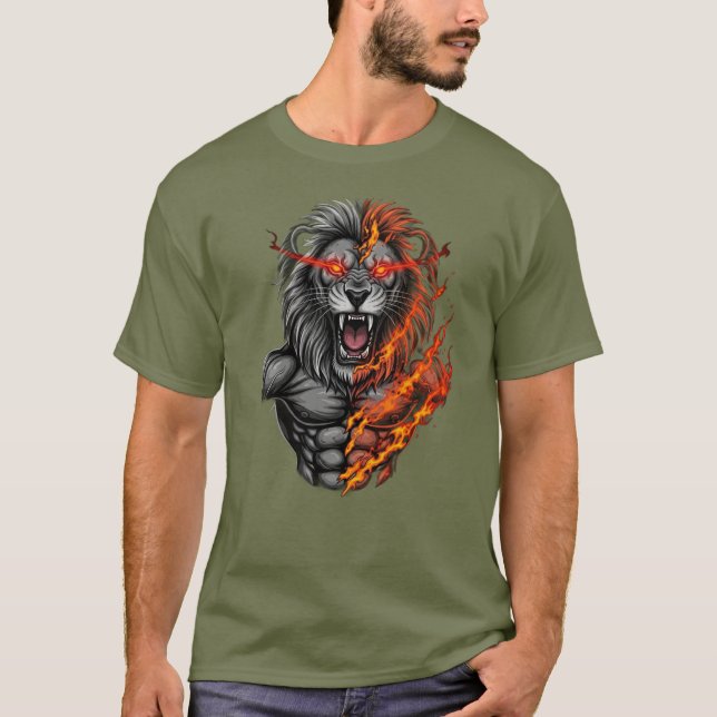 Camiseta Libertar a Besta: Fury of the Fire Lion (Frente)