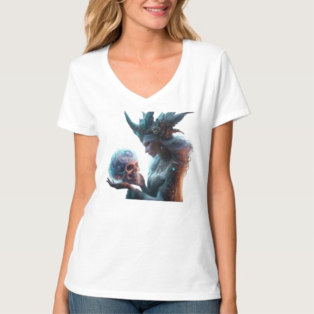 Camiseta 👻 Libertar a Escuridão: Coleções de Horror (Frente)