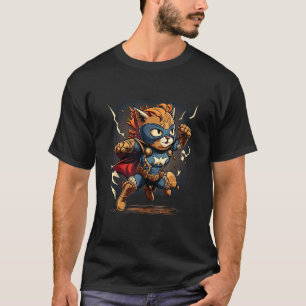 Camiseta Libertar o Herói Dentro do Nosso Super-Herói Gato 