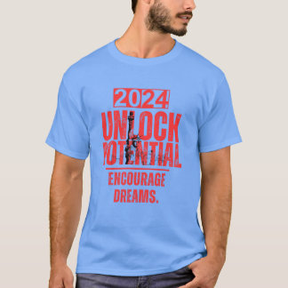 Camiseta Libertar potencial, encorajar sonhos