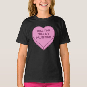 Camiseta Libertará a minha Palestina? Docinho doce doce