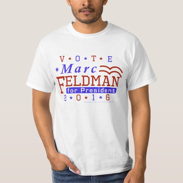 Camiseta Libertário 2016 do presidente eleição de Marc (Frente)